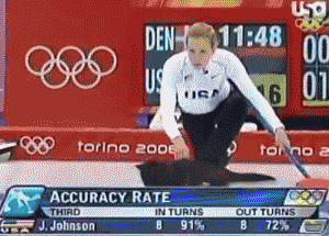 Olympic Cat Curling GIF
