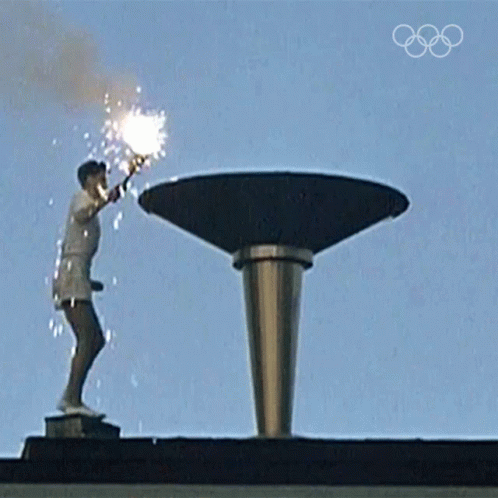 Olympic Lighting Ceremony GIF