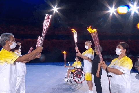 Olympic Lighting Torch Ceremony GIF