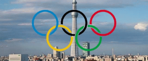 Olympic Rings All Around The World GIF