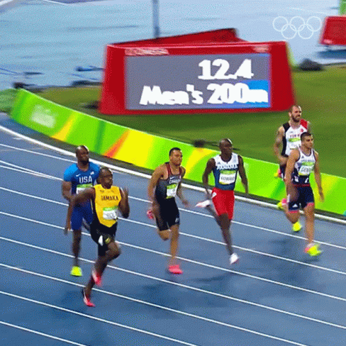Olympic Running Race GIF