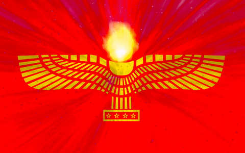 Olympic Torch Aramean-syriac GIF