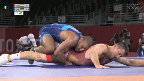 Olympics Game Wrestling GIF