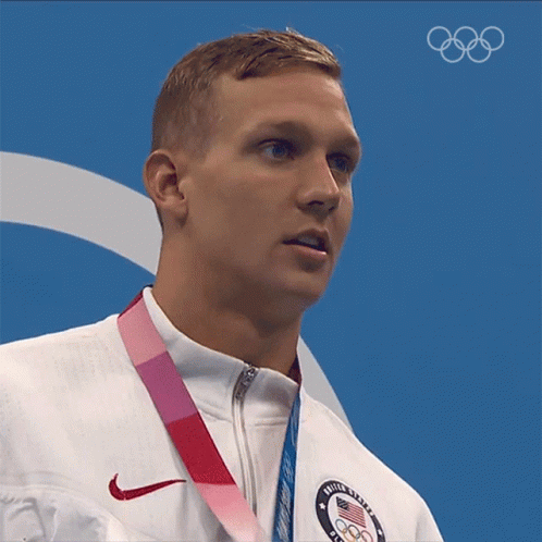 Olympics Gold Medal Caeleb Dressel GIF