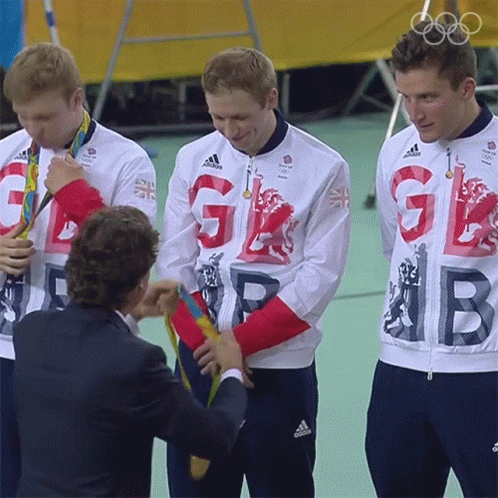 Olympics Gold Medal Team Britain GIF