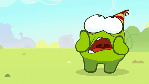 Om Nom It's Too Bad GIF