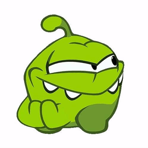 Om Nom Scheming GIF