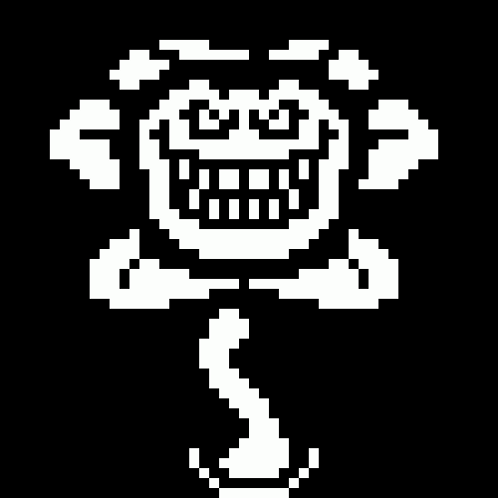 Omega Flowey Devilish Smile Evil Face GIF