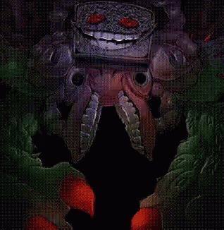 Omega Flowey Distorted Jagged Petals GIF