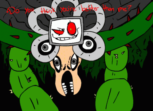 Omega Flowey Kill Or Befriend Artwork GIF