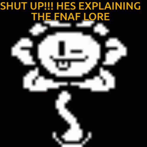Omega Flowey Shut Up Design Art GIF