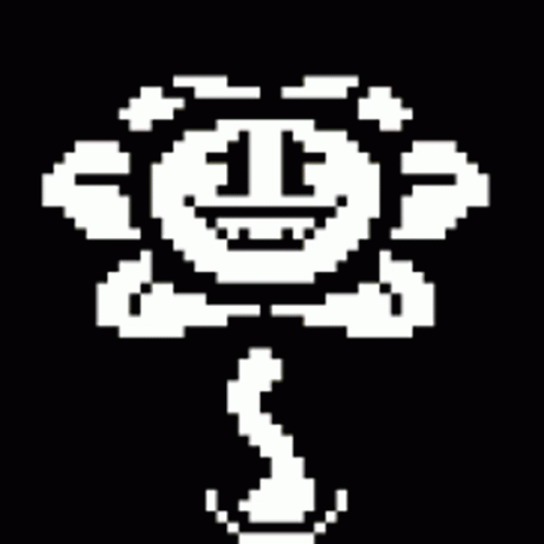 Omega Flowey Smiling Jiggly Head GIF