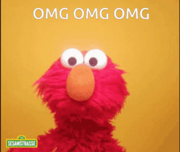 Omg Elmo Screaming GIF