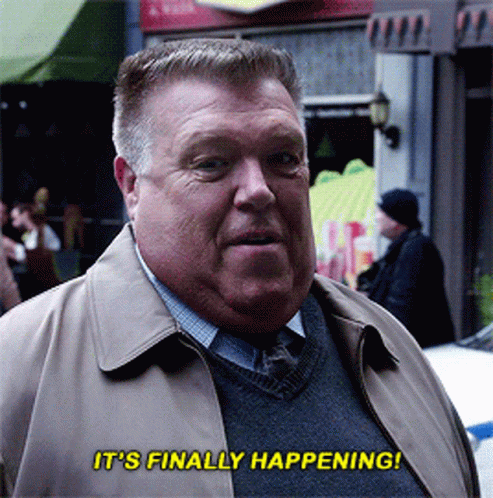 Omg Its Happening Norm Scully Brooklyn Nine Nine GIF
