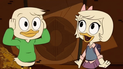 Omg Its Happening Louie Duck Duck Tales GIF