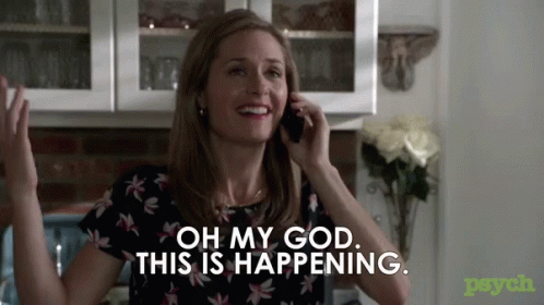 Oh Omg Its Happening Phone Call GIF