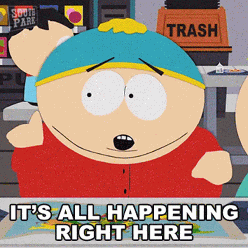 Omg Its Happening South Park Eric Cartman GIF