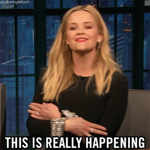 Omg Its Happening Reese Witherspoon GIF