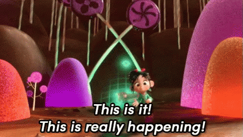 Omg Its Happening Vanellope Von Schweetz Wreck It Ralph GIF