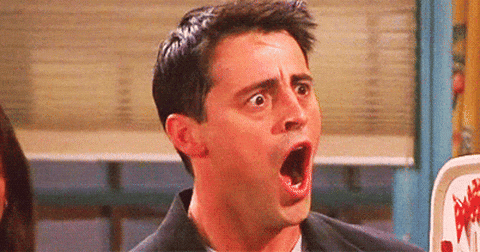 Omg Joey Tribbiani Astounded Friends Meme GIF