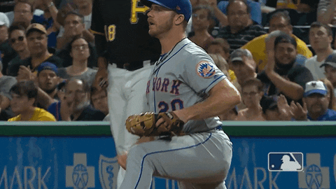 Omg Mets Daniel Murphy Takes Two Bases GIF