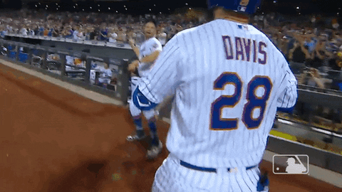 Omg Mets Ike Davis High Five GIF