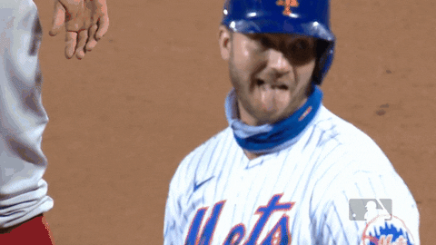 Omg Mets Playful Pete Alonso Silly Face GIF