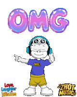 Omg Music Gif Omg Reaction Music Sticker GIF