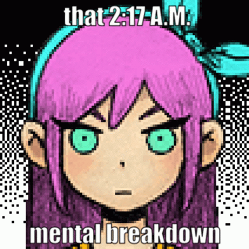 Omori Aubrey 2:17 Mental Breakdown GIF