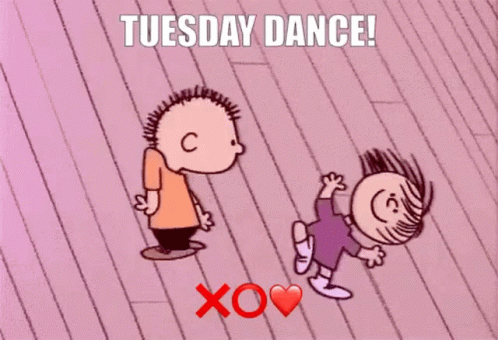 On A Tuesday Charlie Brown Peanuts Characters GIF