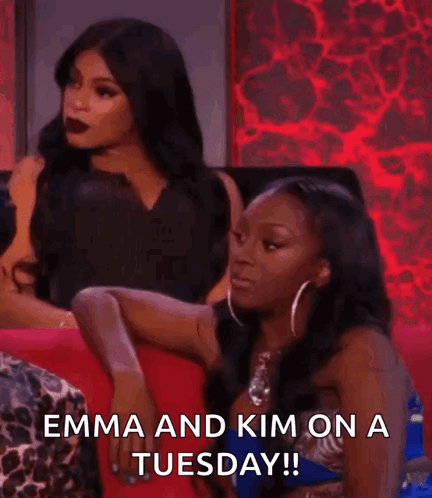 On A Tuesday Emma And Kim GIF