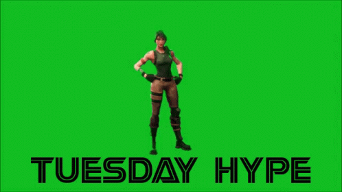 On A Tuesday Fortnite Hyped Dance GIF