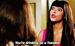 On A Tuesday Hannah Simone New Girl GIF