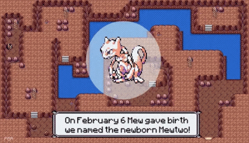 On February 6 Mew Gave Birth and We Named the Newborn Mewtwo