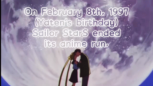 Yaten's Birthday Sailor Stars Anime Ended February 8 1997 GIF