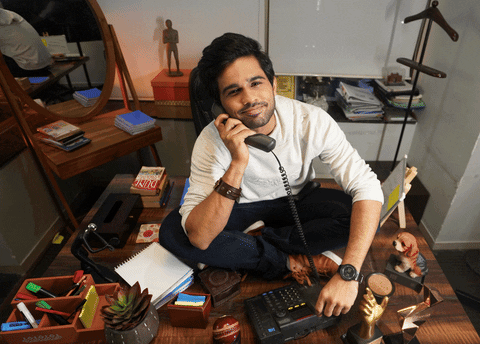 On Hold Omkar Kulkarni Swaying His Head GIF