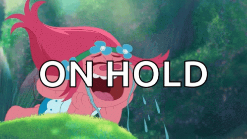 On Hold Trolls Poppy Crying GIF