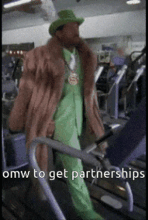 On My Way To Get Partnerships Pimp GIF