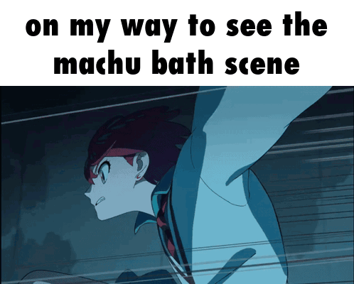 On My Way To See The Machu Bath Scene Person GIF