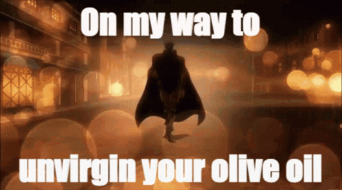 On My Way To Your Olive Oil GIF