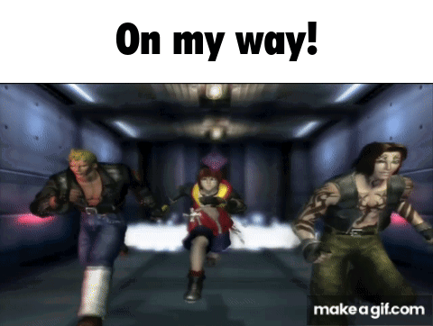 On My Way Video Game Scene