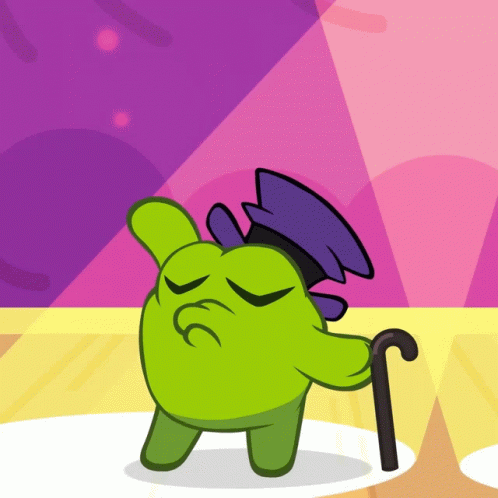 On Nom Sticker Bow GIF