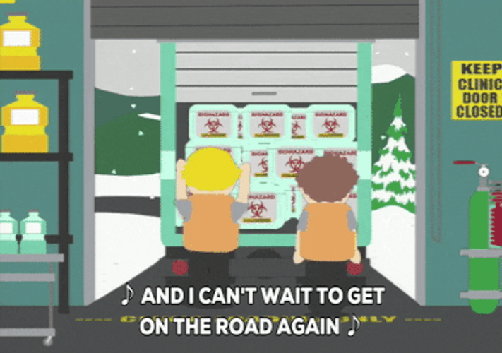 On The Road Again South Park Truck GIF