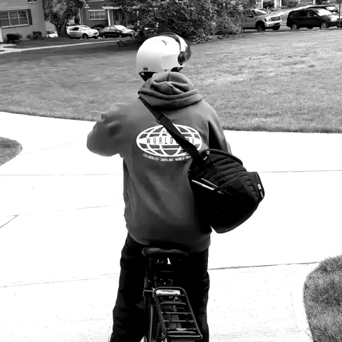 On The Way Riding Bike GIF