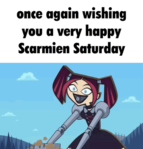 Once Again Wishing You A Very Happy Scarmien Saturday With A Cartoon Character GIF