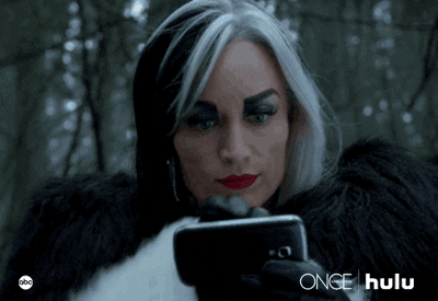 Once Upon A Time Cruella De Vil Phone GIF