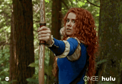 Once Upon A Time Emma Swan And Merida GIF