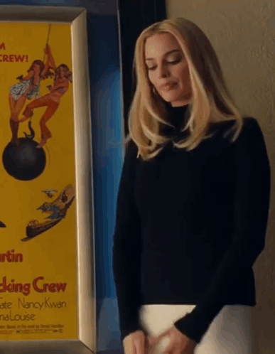 Once Upon A Time In Hollywood Gun Pose GIF