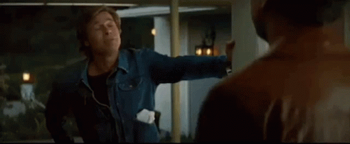 Once Upon A Time In Hollywood Leonardo Brad GIF