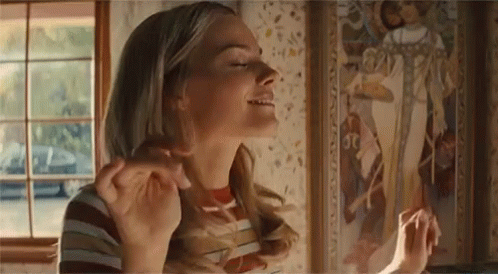 Once Upon A Time In Hollywood Margot Dancing GIF